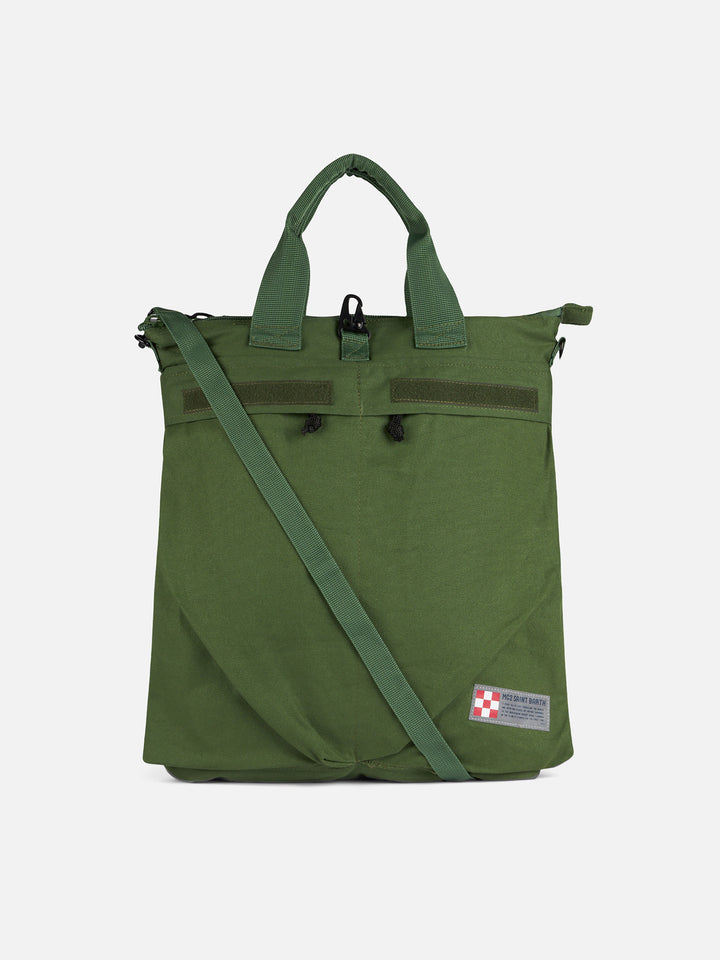 Military green canvas backpack Helmut - MC2 Saint Barth