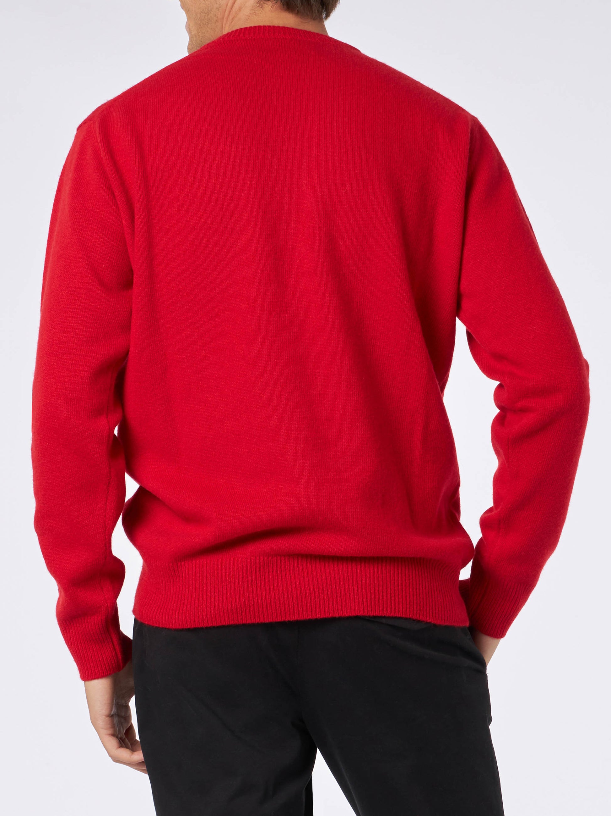 Man red sweater Gin-Gle Bells print - MC2 Saint Barth