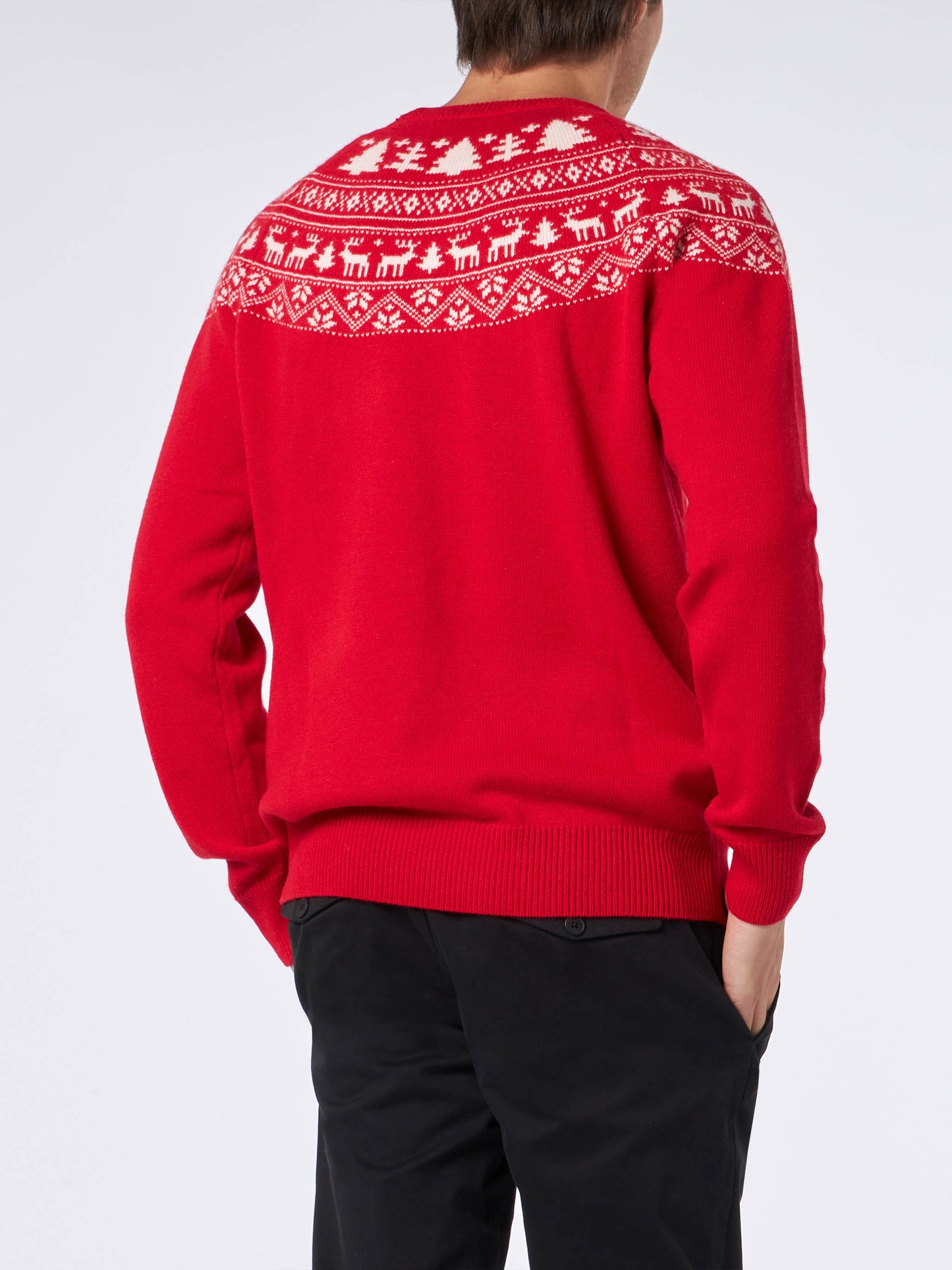 Norwegian style man red sweater - MC2 Saint Barth