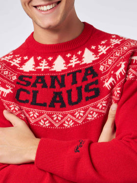 Norwegian style man red sweater - MC2 Saint Barth