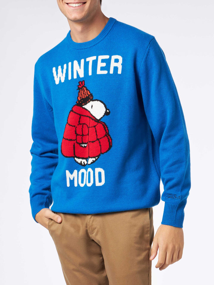 Snoopy Winter Mood man sweater | Peanuts™ Special Edition - MC2 Saint Barth