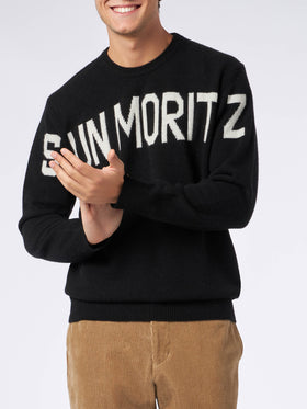 Sun Moritz blended cashmere man's sweater - MC2 Saint Barth