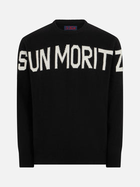Sun Moritz blended cashmere man's sweater - MC2 Saint Barth