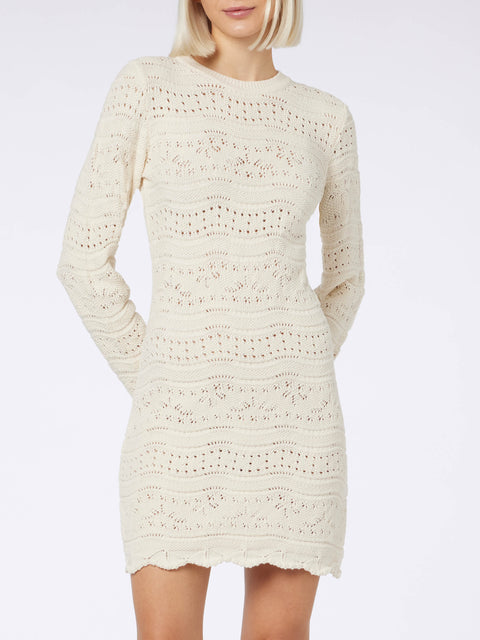 Woman cotton knit mini dress Imany - MC2 Saint Barth