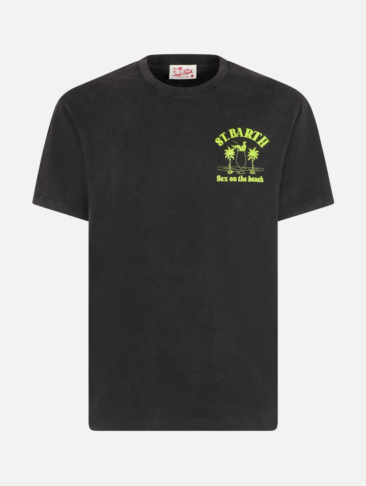 Man vintage cotton t-shirt Jack with St. Barth Sex on the Beach print - MC2 Saint Barth