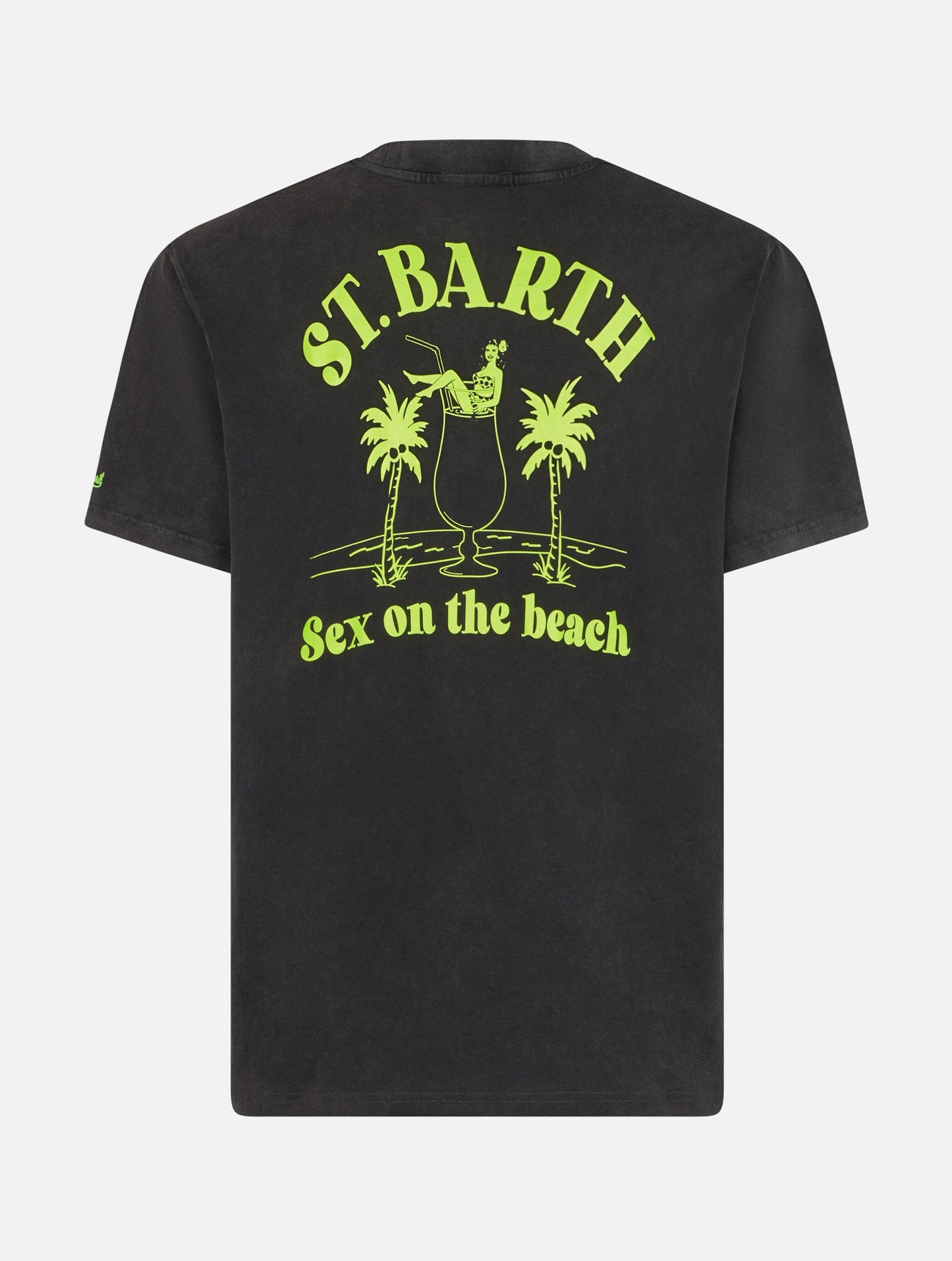 Man vintage cotton t-shirt Jack with St. Barth Sex on the Beach print - MC2 Saint Barth