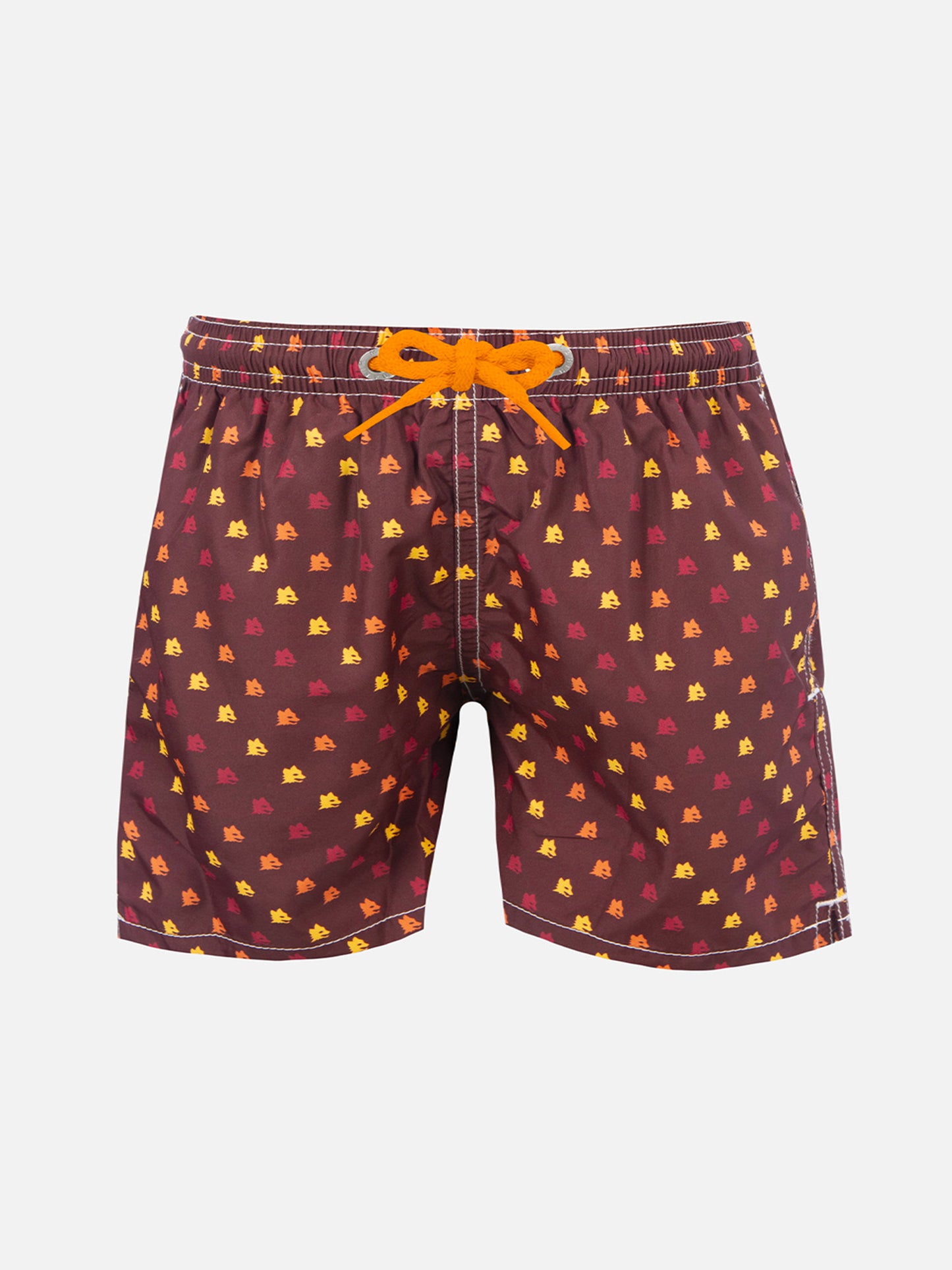 Lightweight fabric swimshorts Jean with Roma print | AS ROMA SPECIAL EDITION