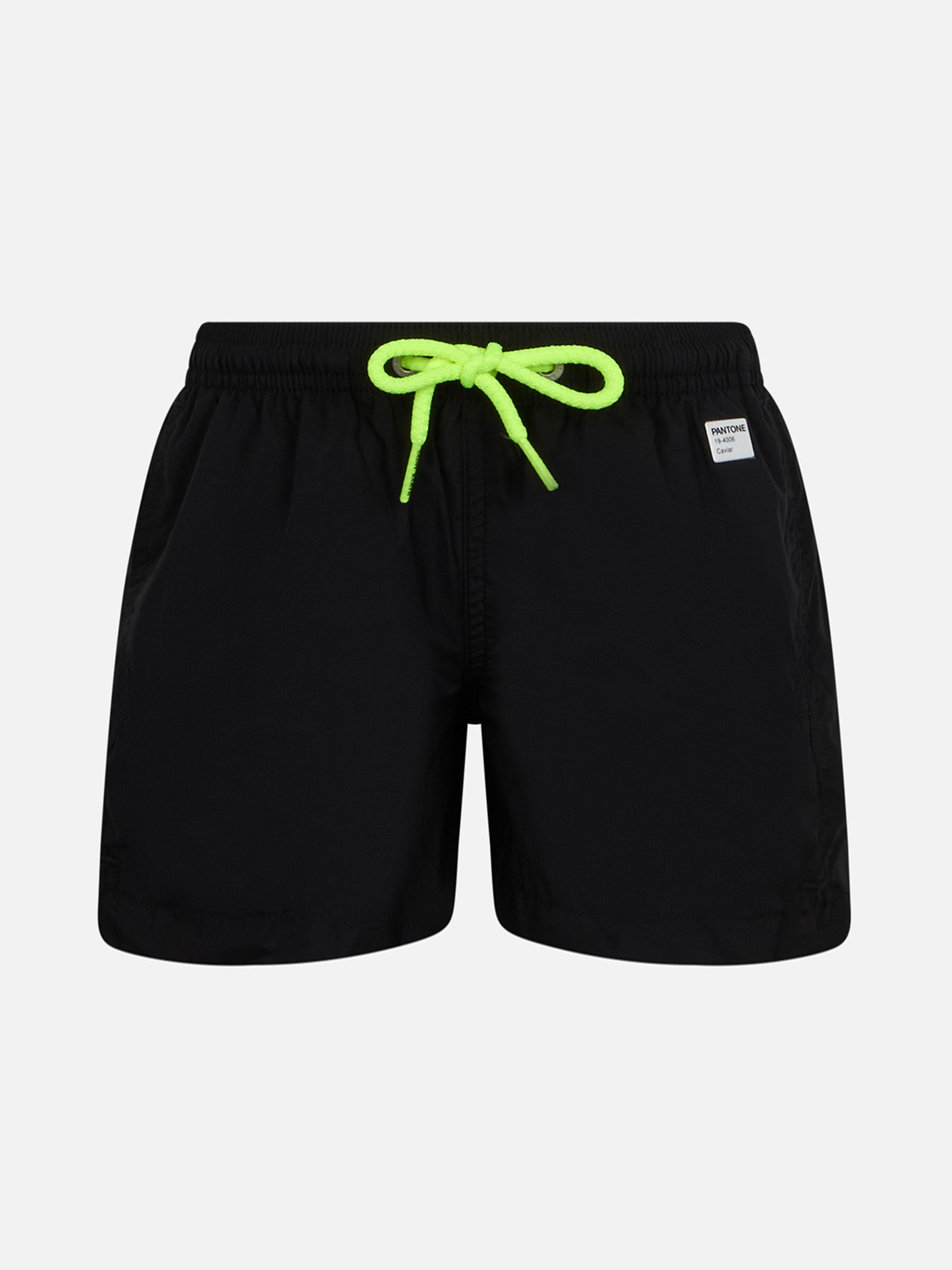 Boy lightweight fabric black swim shorts Jean Lighting Pantone | PANTONE® SPECIAL EDITION - MC2 Saint Barth