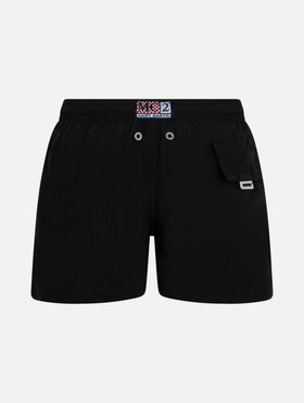 Boy lightweight fabric black swim shorts Jean Lighting Pantone | PANTONE® SPECIAL EDITION - MC2 Saint Barth