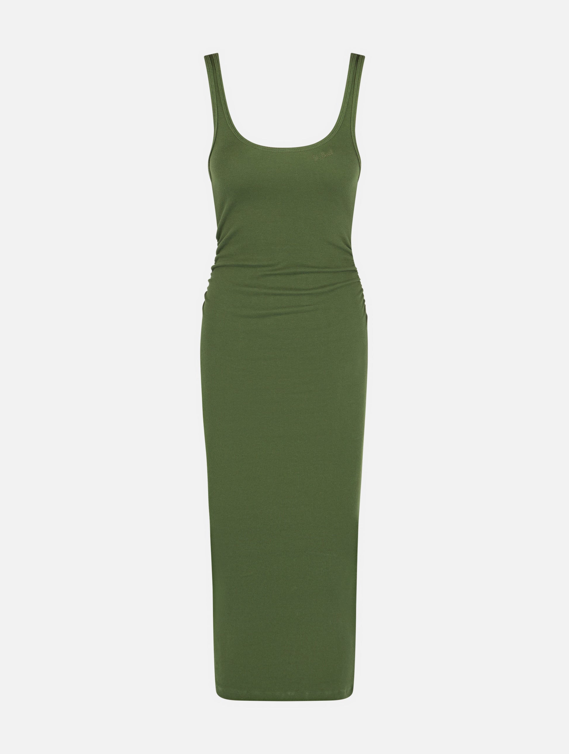 Woman ribbed cotton jersey tank dress Jennifer - MC2 Saint Barth