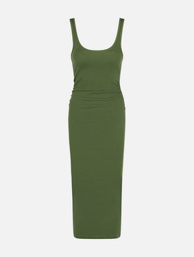 Woman ribbed cotton jersey tank dress Jennifer - MC2 Saint Barth