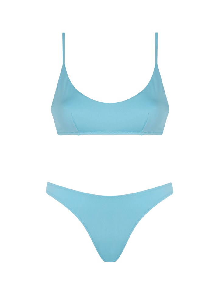 Woman light blue bralette bikini - MC2 Saint Barth