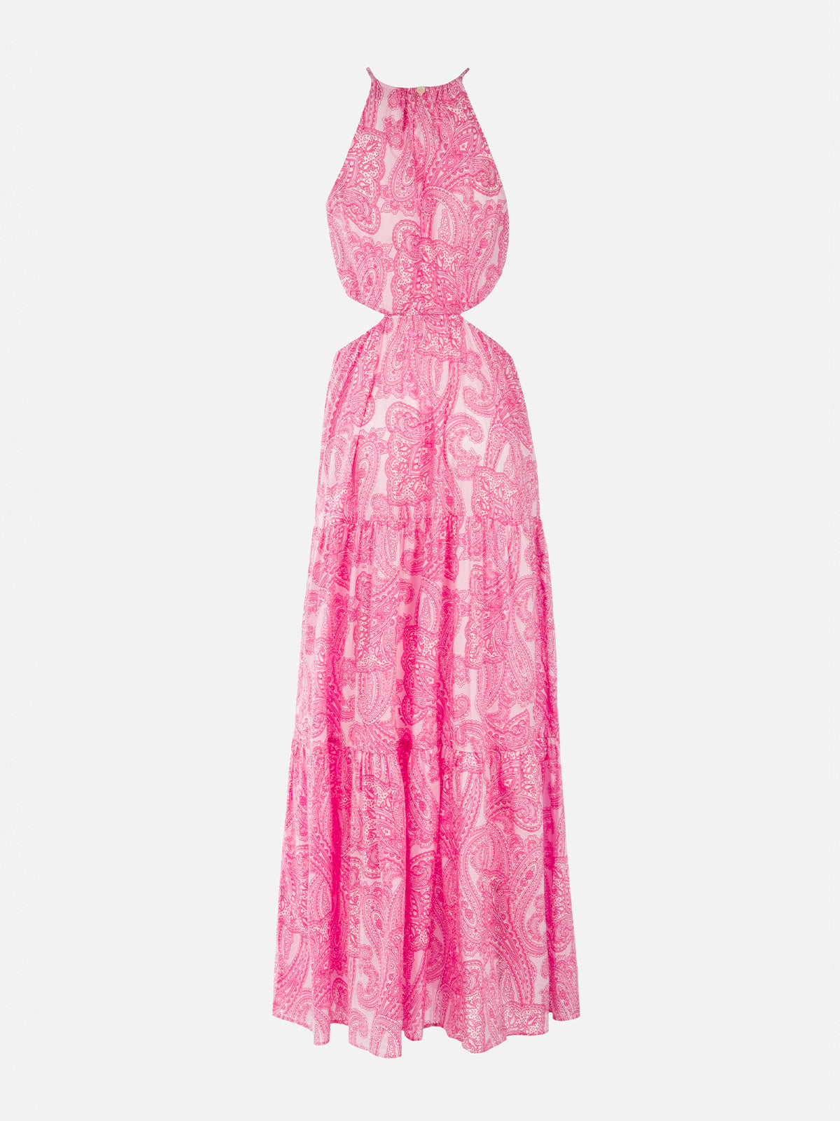 Langes Kleid Kaby mit Cut-outs und Paisley-Print für Damen