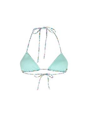 Woman radical flower triangle top swimsuit Leah - MC2 Saint Barth