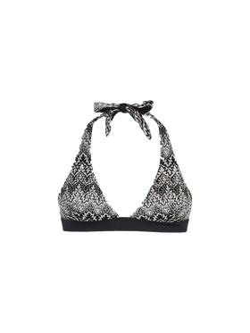 Top a triangolo da donna in maglia