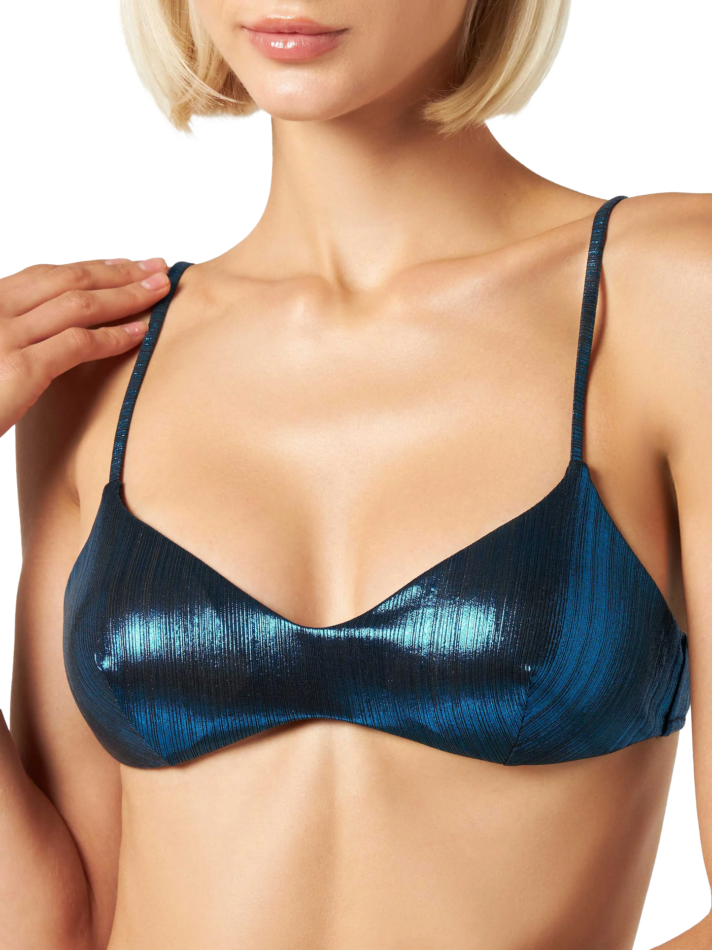 Woman laminated bralette bikini - MC2 Saint Barth