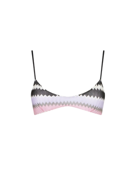 Lilac knitted bralette - MC2 Saint Barth