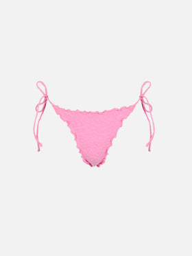 Miami animalier embossed cheeky swim briefs