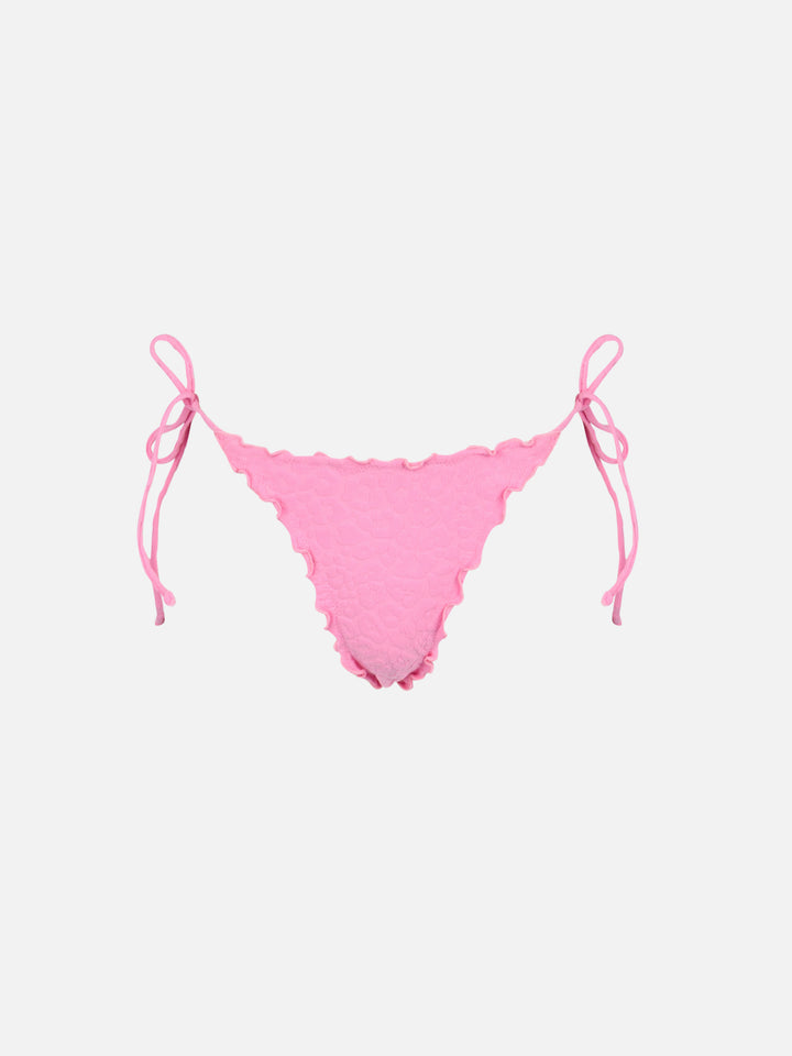 Miami animalier embossed cheeky swim briefs