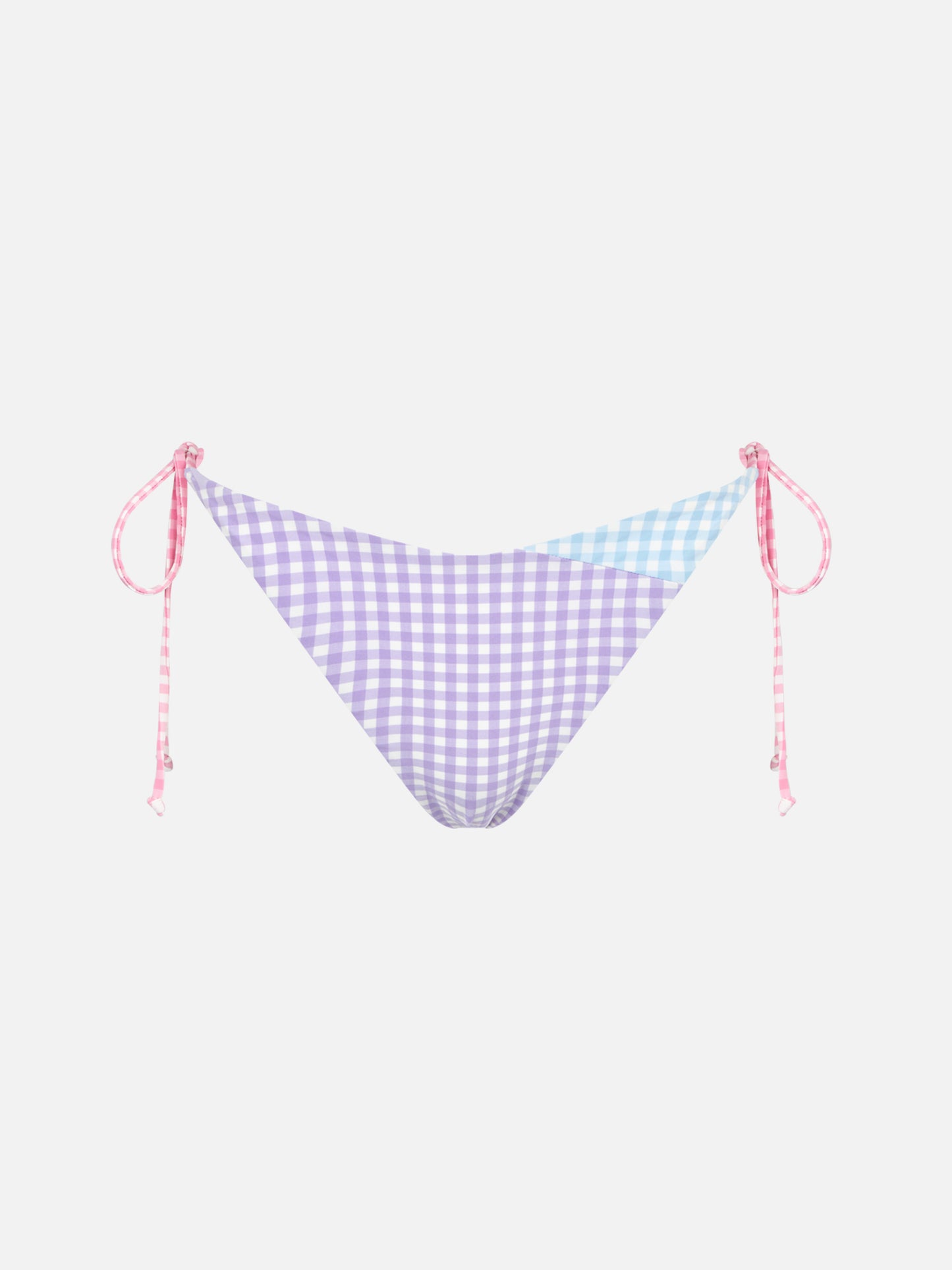 Gingham cheeky swim briefs - MC2 Saint Barth