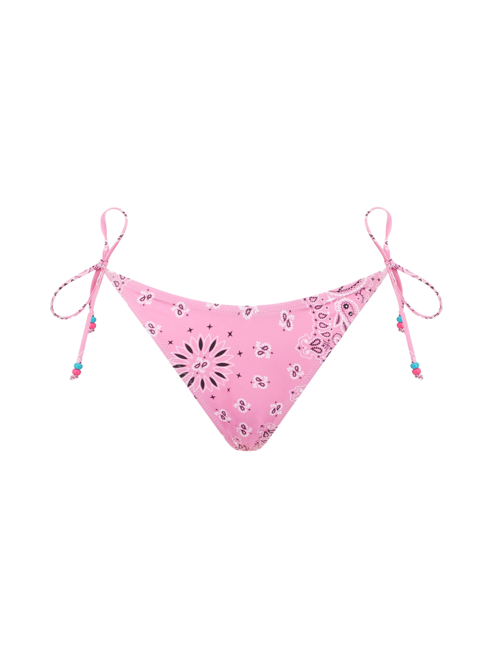Woman triangle bikini with bandanna print - MC2 Saint Barth