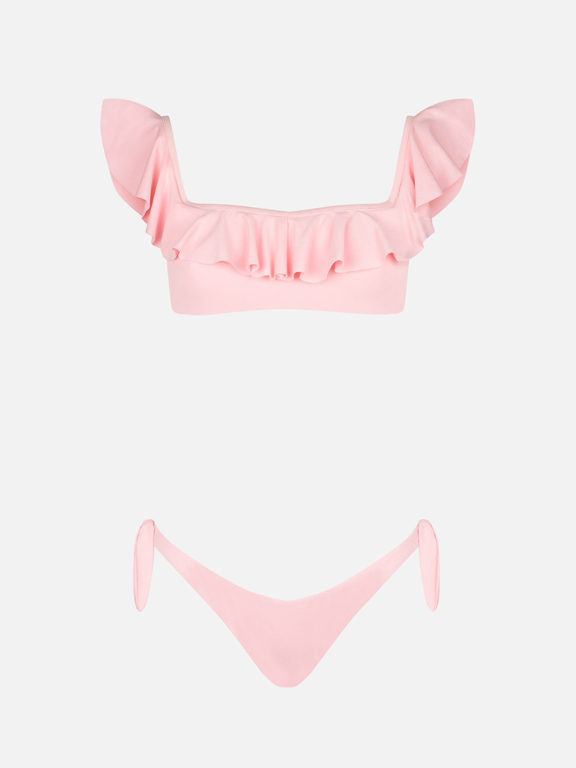 Off Shoulder pink Bikini top - MC2 Saint Barth