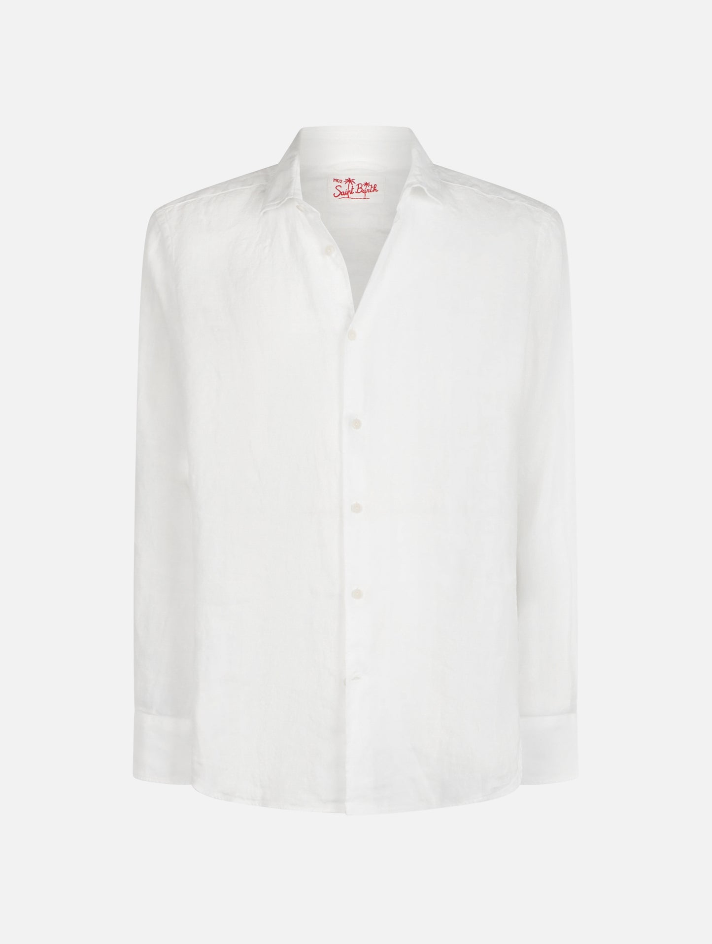 White linen shirt Pamplona - MC2 Saint Barth