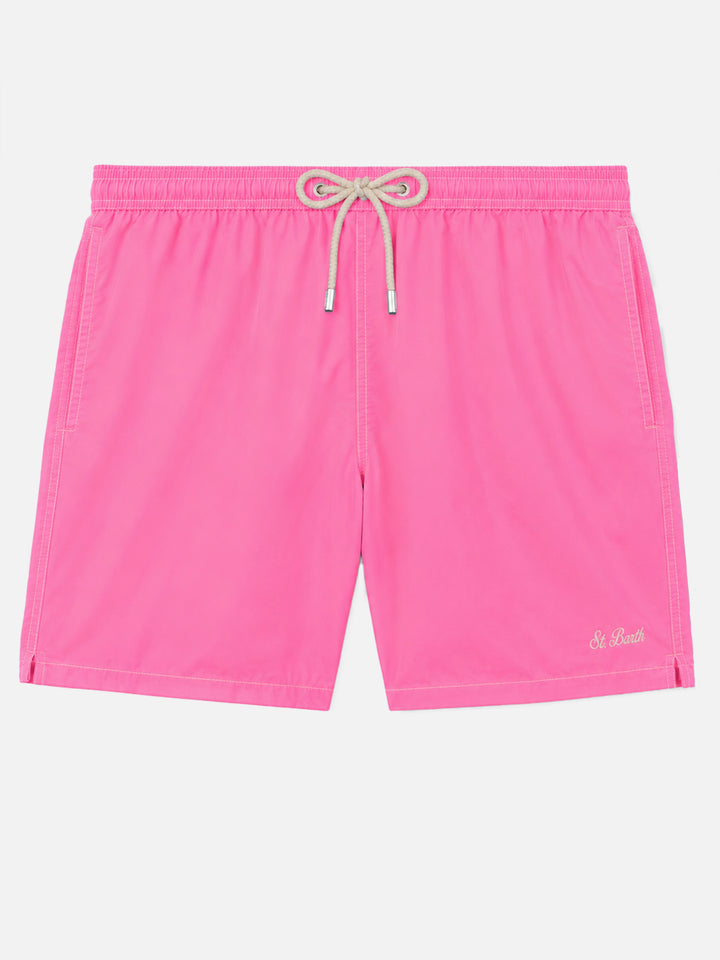 Short de bain mi-long rose Patmos 