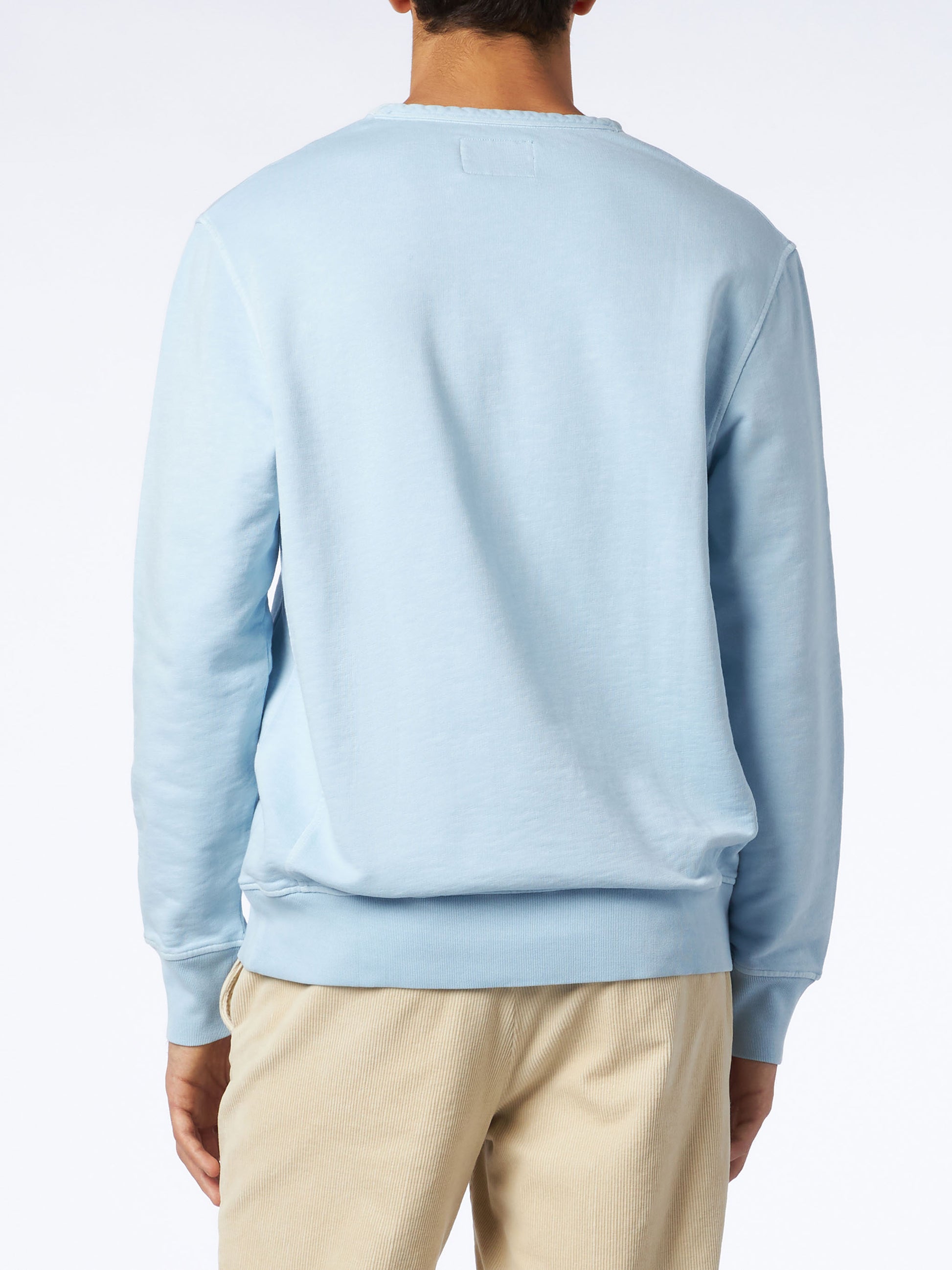 Light blue Sweatshirt King of the beach - MC2 Saint Barth