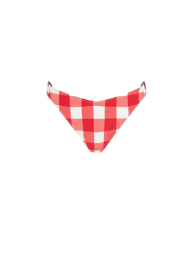 Woman swim briefs with check print - MC2 Saint Barth