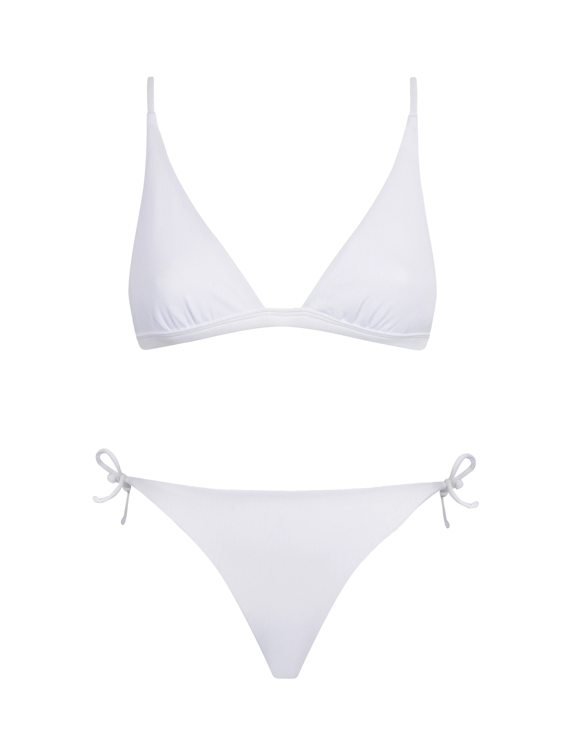 Woman white triangle bikini - MC2 Saint Barth
