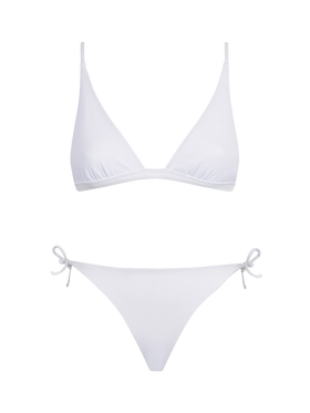 Woman white triangle bikini - MC2 Saint Barth
