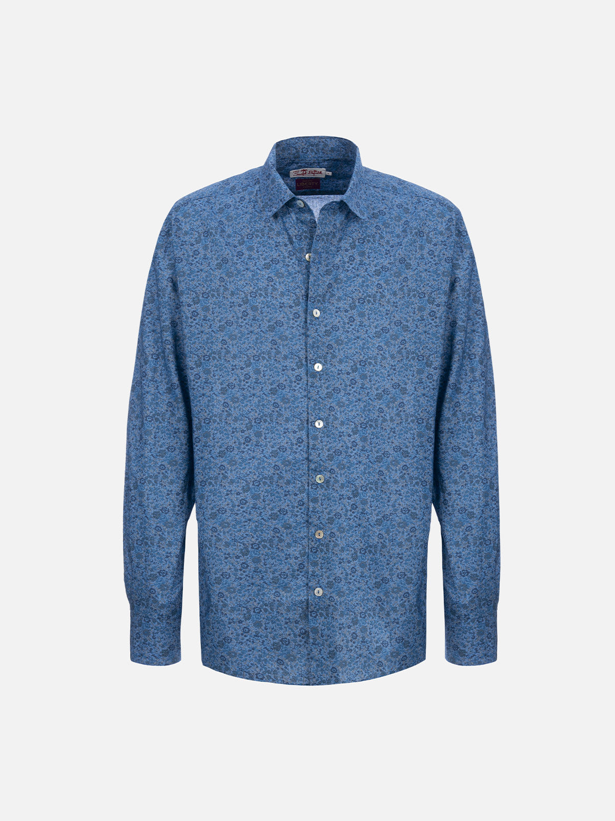 Man Emma & Georgina muslin cotton shirt Sikelia | MADE WITH LIBERTY FABRIC - MC2 Saint Barth