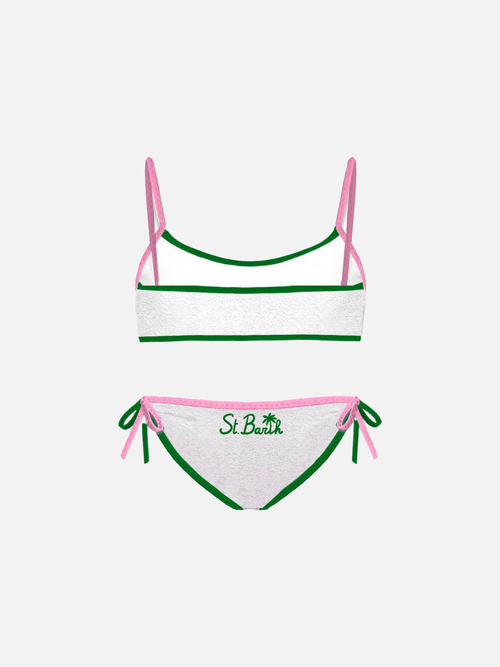 Girl terry bralette bikini - MC2 Saint Barth