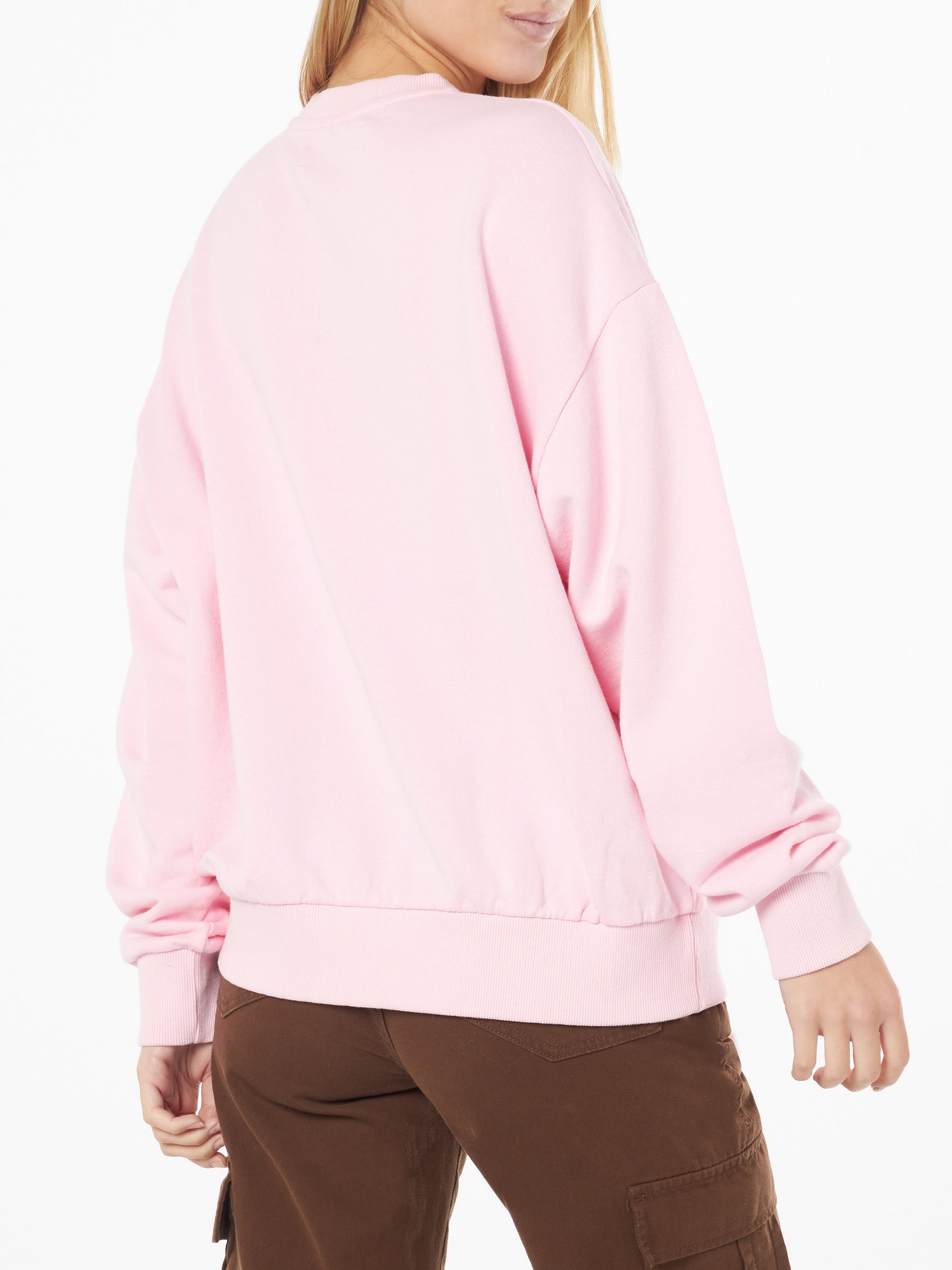 Woman pink sweatshirt with Snoopy print | Peanuts® Special Edition - MC2 Saint Barth