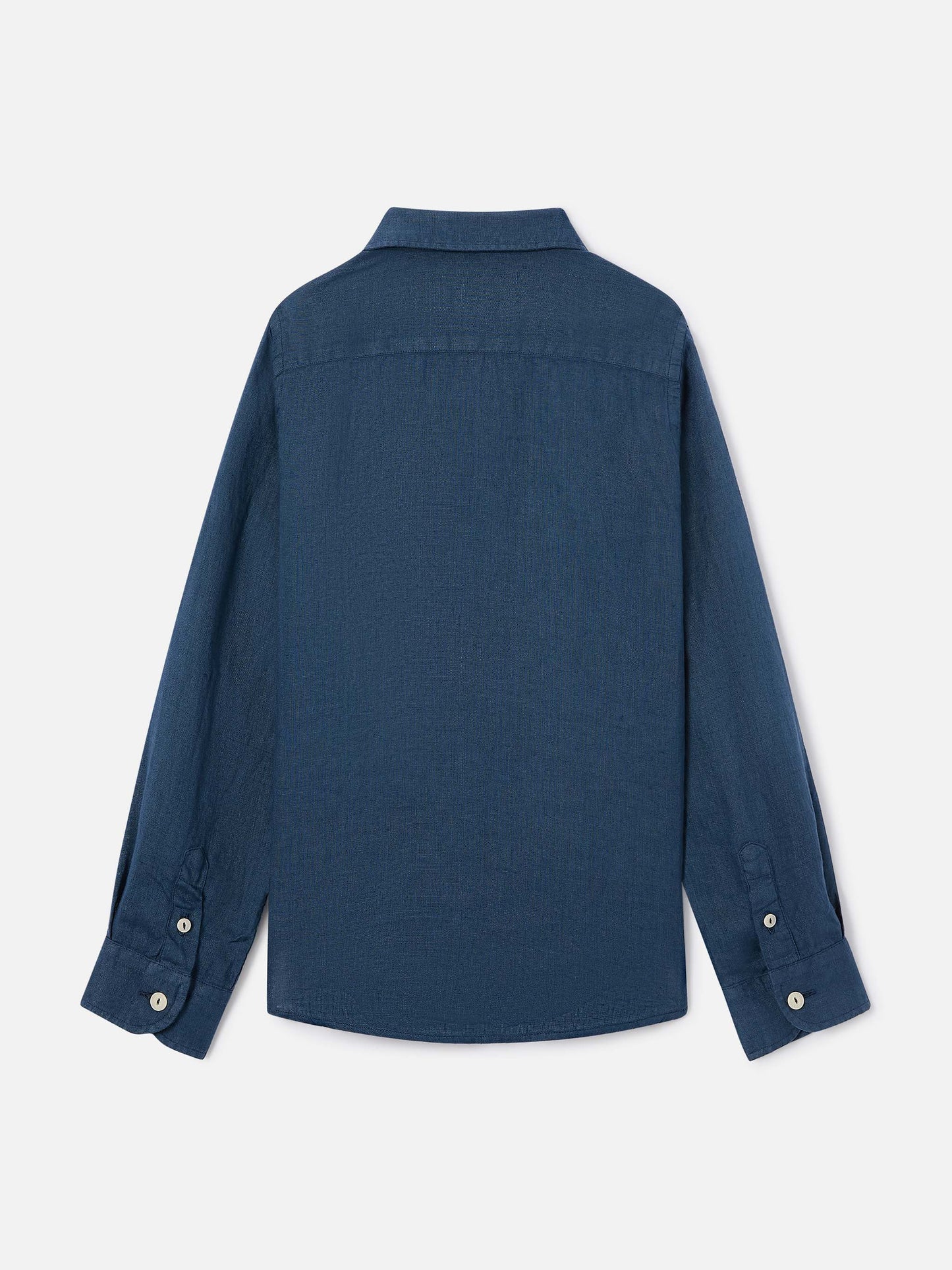 Camisa Agnes azul marino en lino 