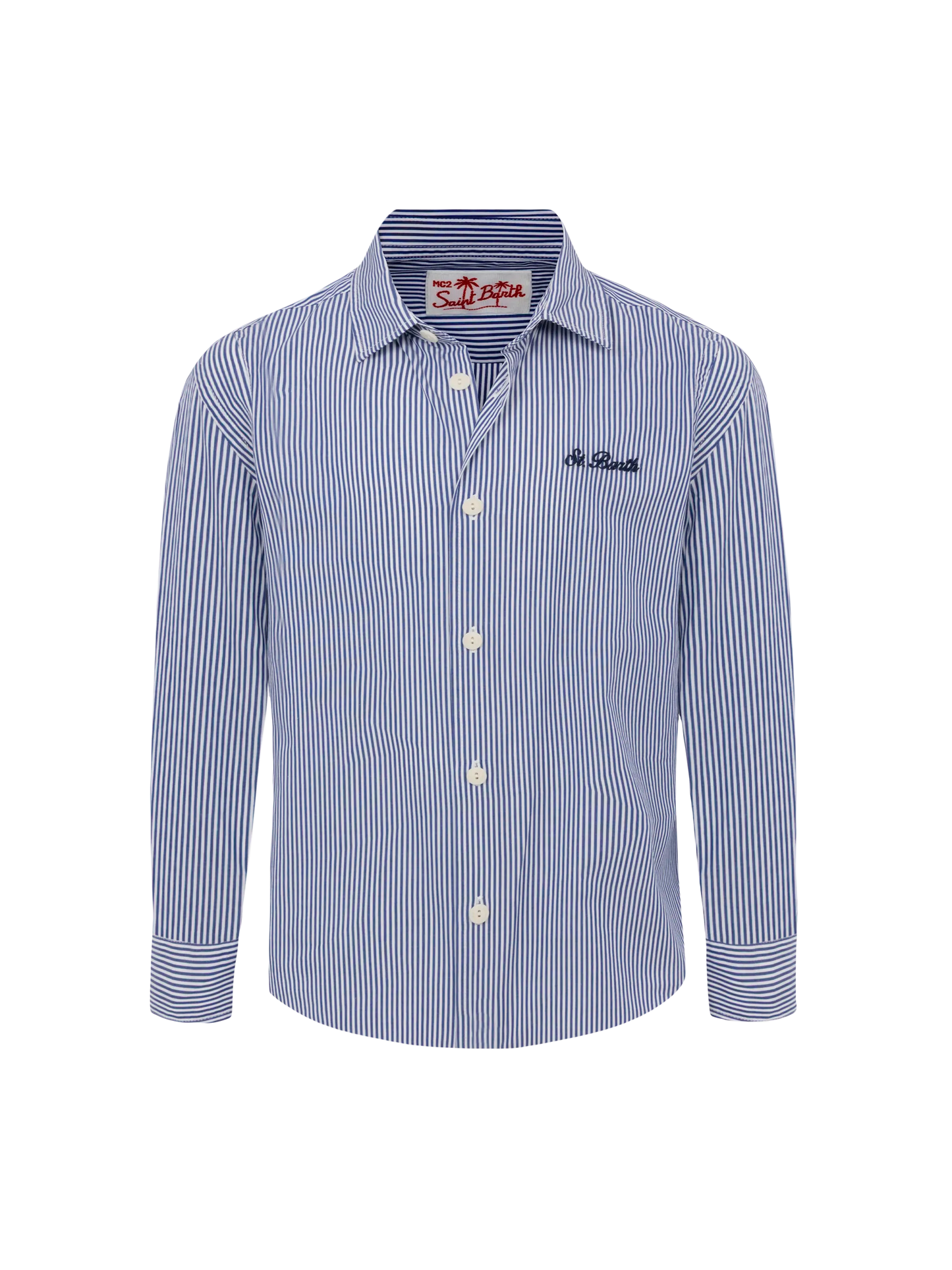 Agnes navy blue cotton shirt with Snoopy print | SNOOPY PEANUTS® SPECIAL EDITION - MC2 Saint Barth