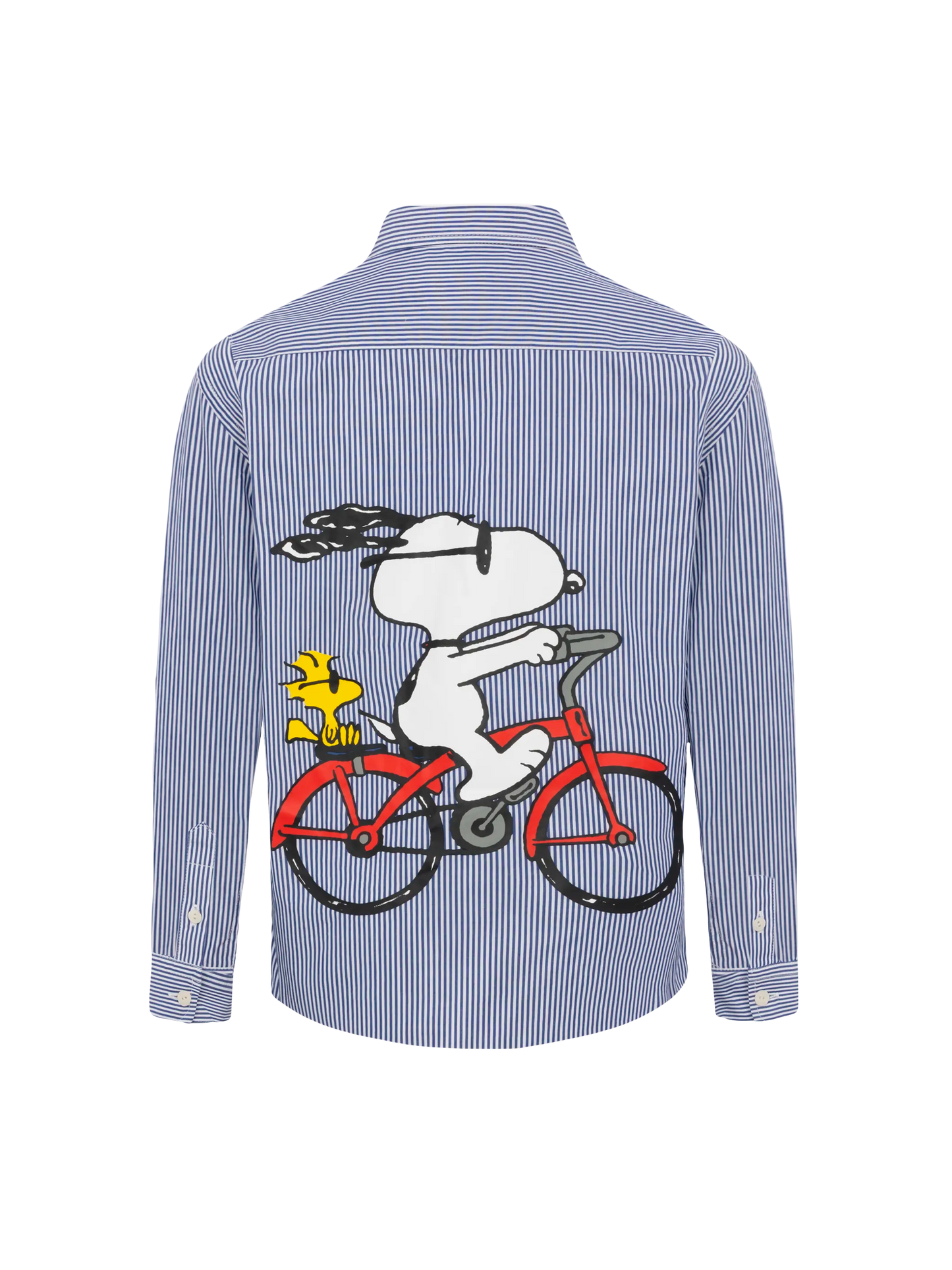 Agnes navy blue cotton shirt with Snoopy print | SNOOPY PEANUTS® SPECIAL EDITION - MC2 Saint Barth