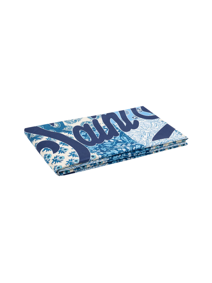 Microfiber beach towel Aidan with flower patch print - MC2 Saint Barth