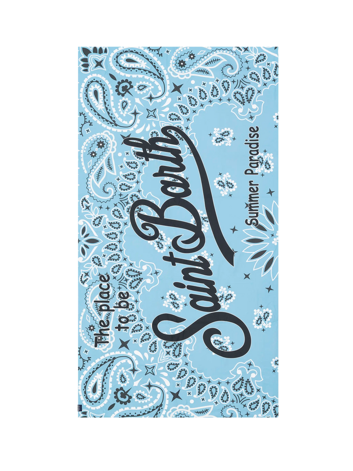 Microfiber beach towel Aidan with bandanna print - MC2 Saint Barth