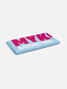 Microfiber Mykonos print beach towel Aidan