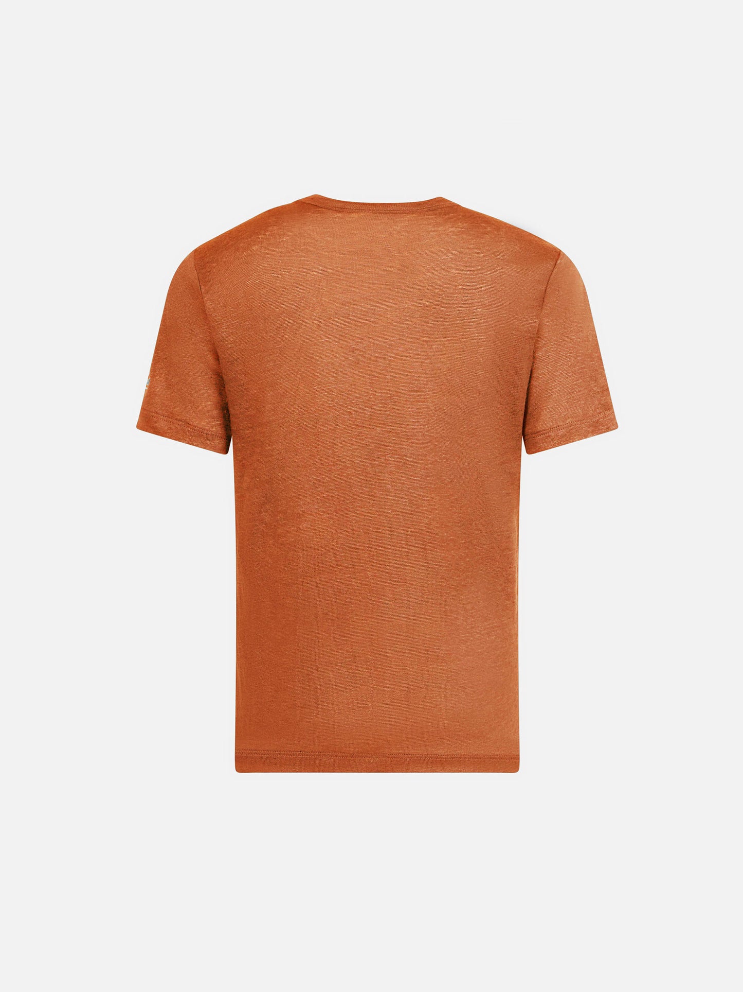 Orange linen jersey t-shirt Alex
