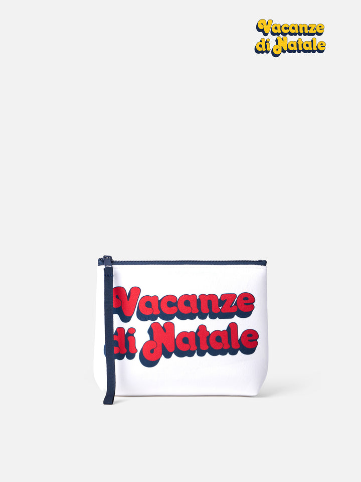 Pochette Aline in lana con stampa Vacanze di Natale | VACANZE DI NATALE EDIZIONE SPECIALE