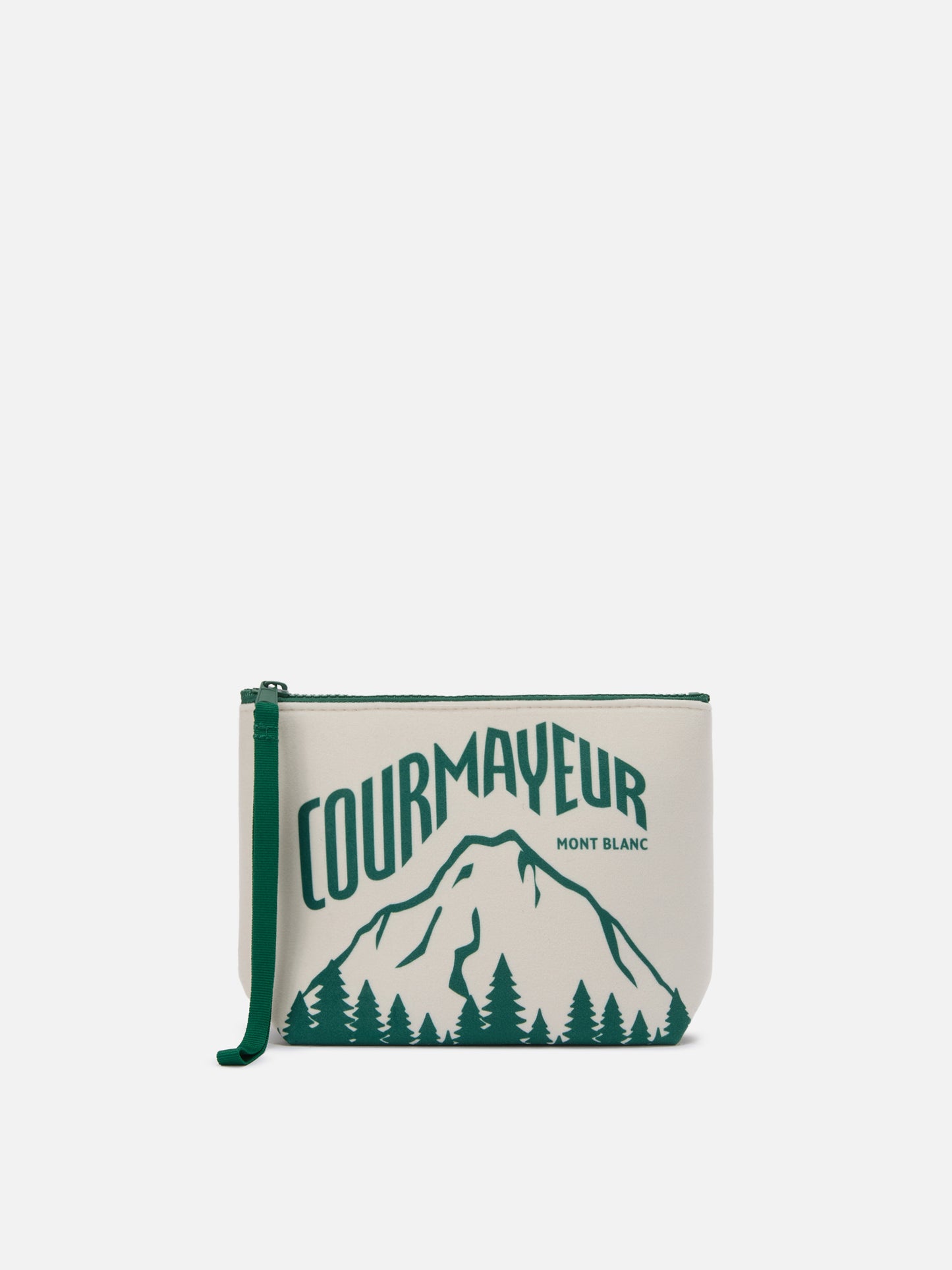 Aline-Pouch aus Wollimitat mit Courmayeur-Print | COURMAYEUR SPECIAL EDITION
