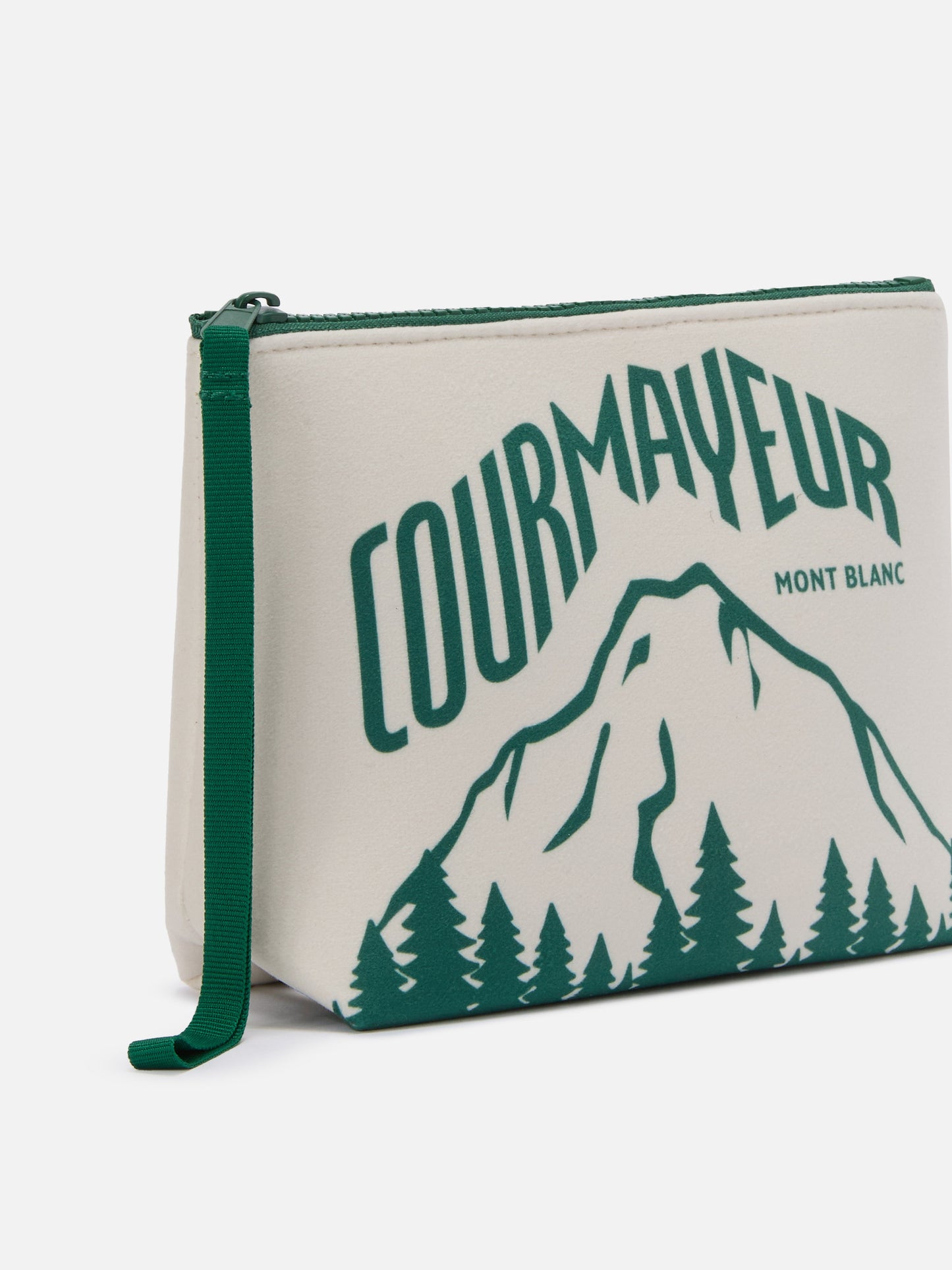 Aline-Pouch aus Wollimitat mit Courmayeur-Print | COURMAYEUR SPECIAL EDITION