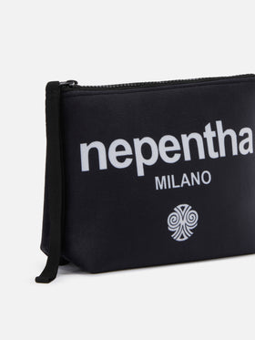 Pochette Aline effetto lana con stampa Nephenta | NEPENTHA SPECIAL EDITION