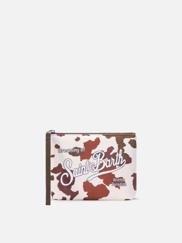 Pochette Aline con stampa mucca
