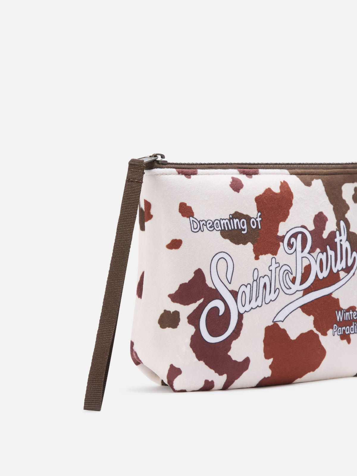 Aline pochette mit Kuh-Print 