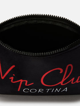 Aline-Pouch aus Wollimitat mit VIP-Club-Print | VIP CLUB SPECIAL EDITION