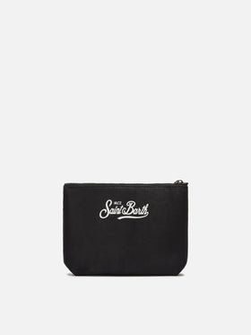 Aline-Pouch aus Wollimitat mit VIP-Club-Print | VIP CLUB SPECIAL EDITION